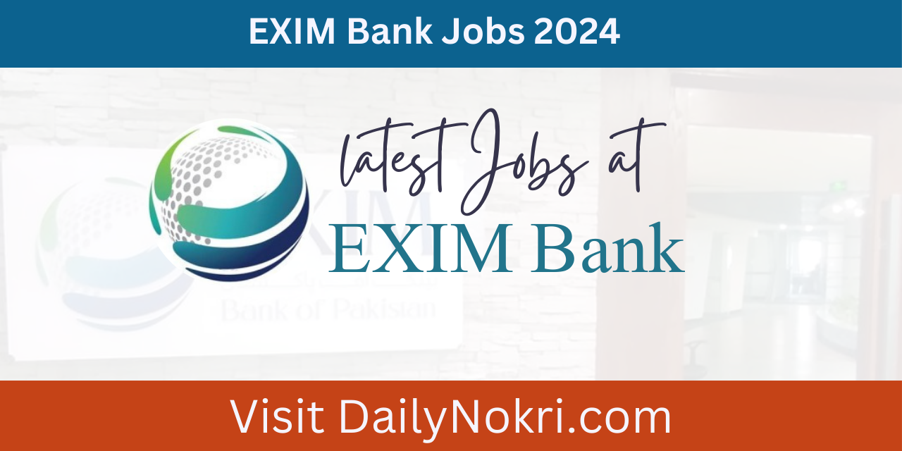 EXIM Bank Jobs 2024