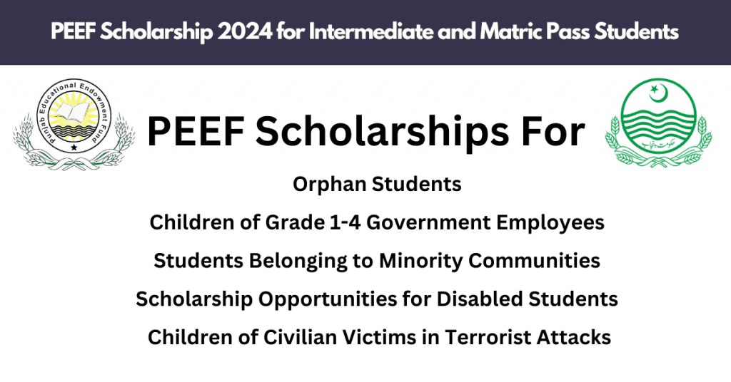 New PEEF Scholarship 2024