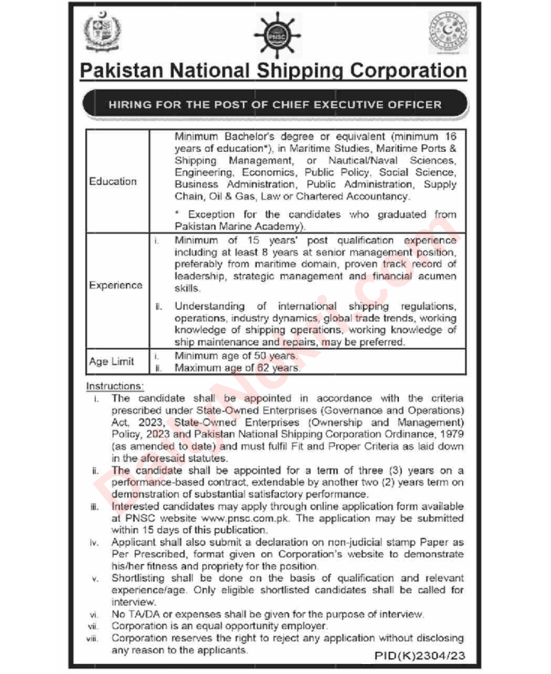 Pakistan National Shipping Corporation 