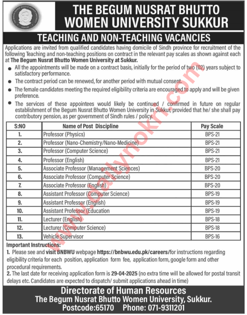 Begum Nusrat Bhutto Women University