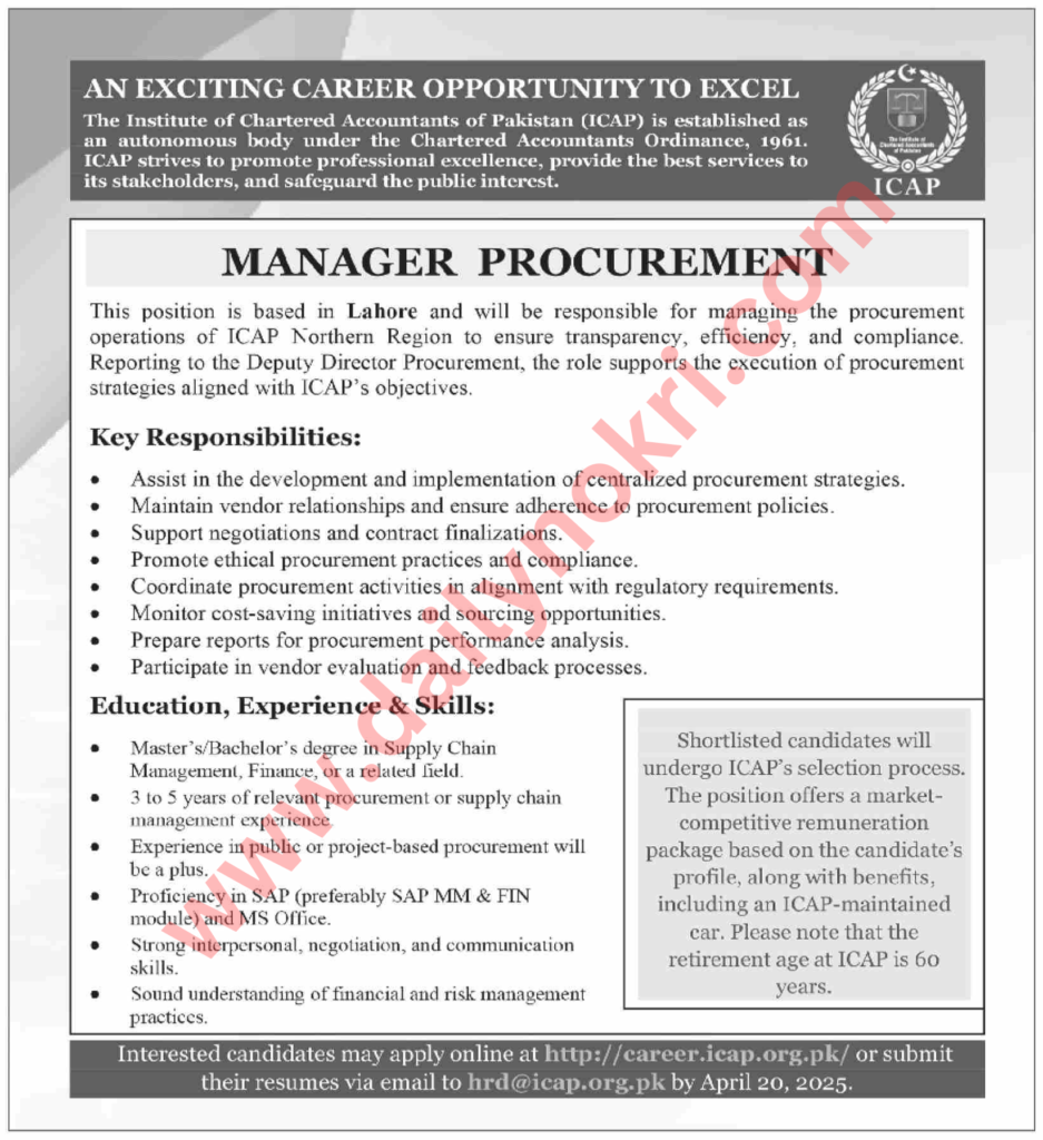 ICAP job openings
