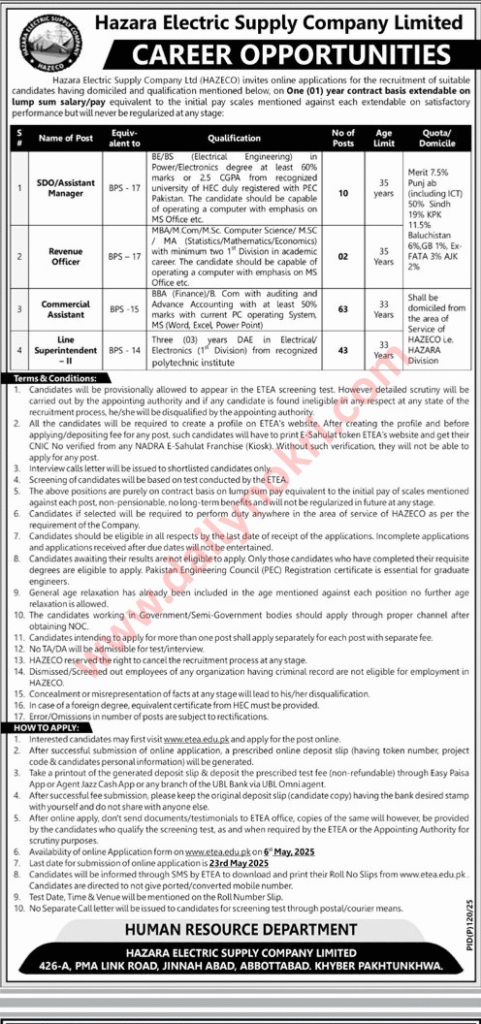Hazara Electric Supply Company Limited