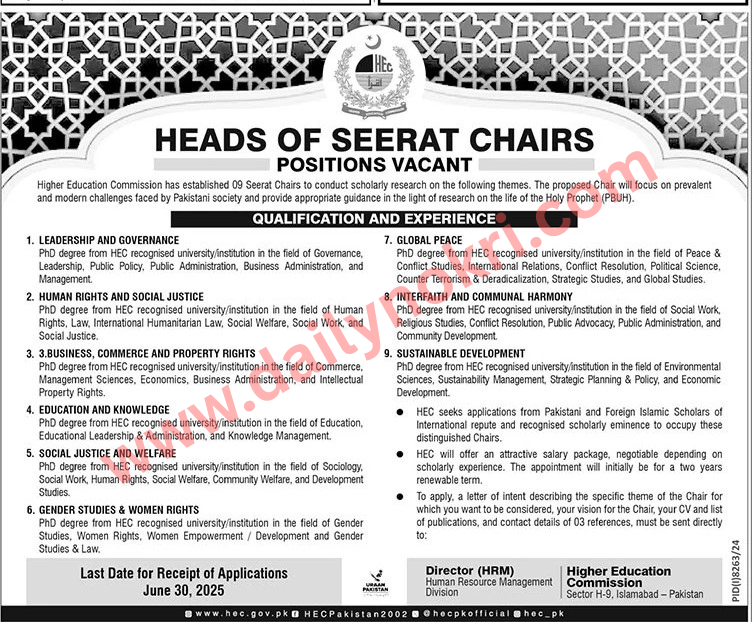 Heads of Seerat Chairs