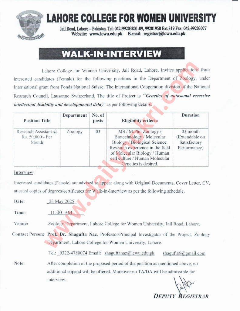 Lahore College for Women University