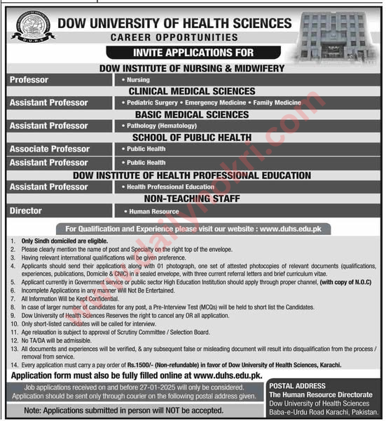 Dow University of Health Sciences