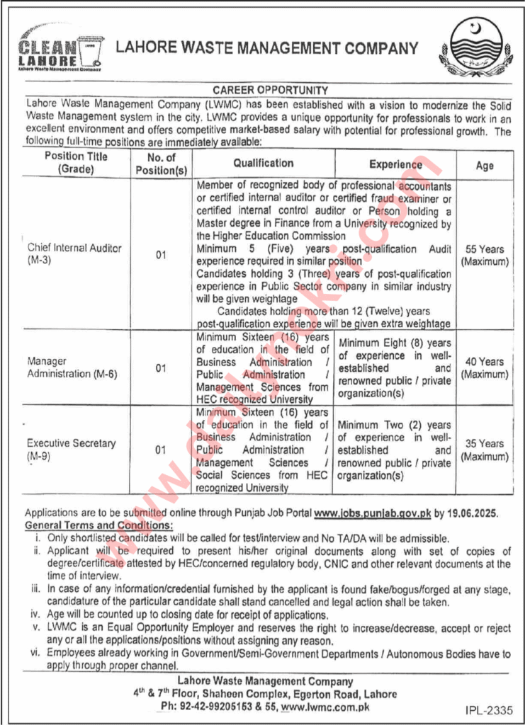 Lahore Waste Management Company