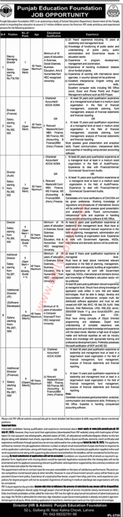 Punjab education foundation