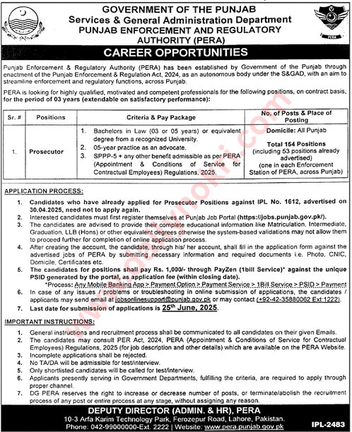 Punjab Enforcement & Regulatory Authority