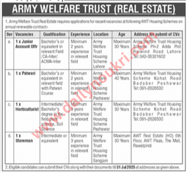 Army Welfare Trust AWT