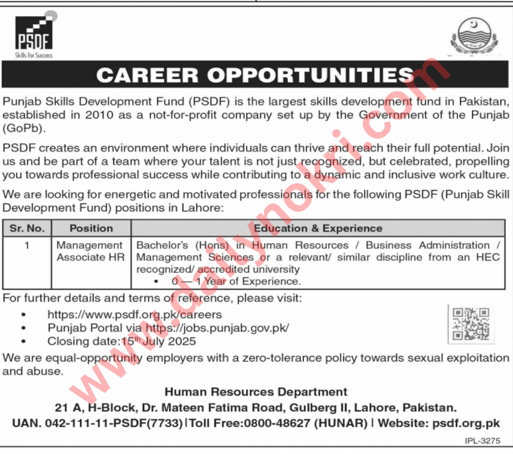 Punjab Skills Development Fund