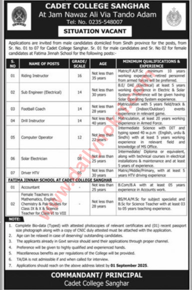 jobs in sanghar