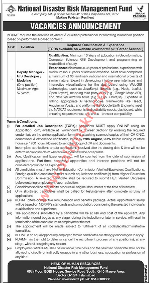 National Disaster Risk Management Fund