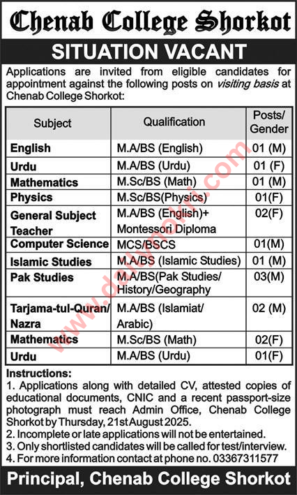 Chenab College