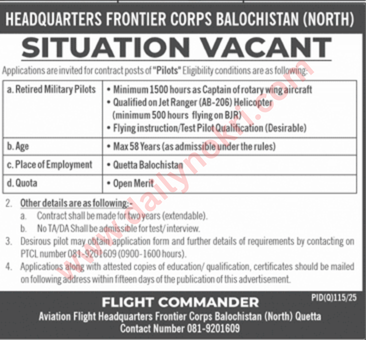 government jobs in balochistan